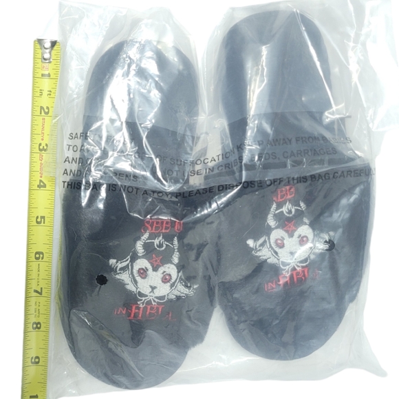 Killstar See You In Hell Slippers - Picture 3 of 5